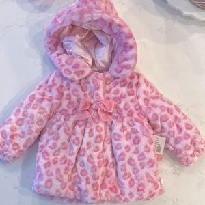 NWT Bon Bebe leopard coat